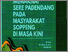 [thumbnail of Buku ini mengenai salah satu kesenian pada masyarakat Soppeng yang dikenal Sere Padendang maknanya sesuai dengan nilai budaya masyarakat Soppeng terkait dengan sistem kepercayaan masyarakat]